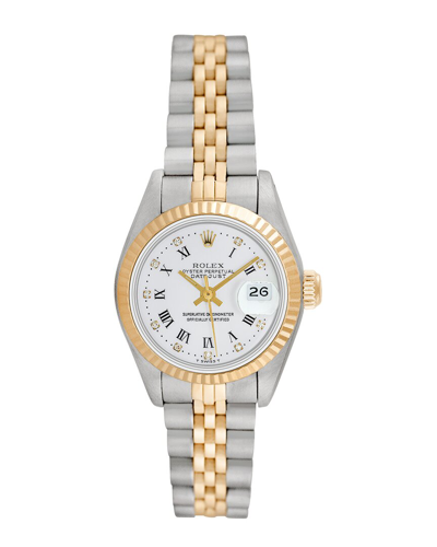 Shop Rolex Women's Datejust Diamond Watch
