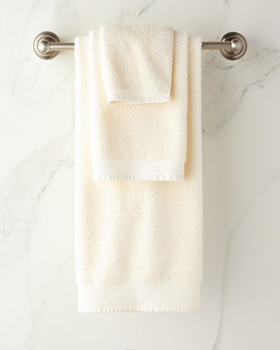 Shop Sferra 12-piece Ashemore Towel Set In Ivory