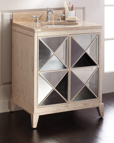 Shop Ambella Giselle Sink Chest In Antique White
