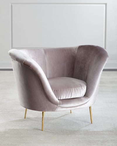 Shop Haute House Courbes Chair In Amethyst
