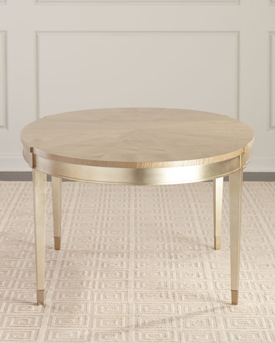 Shop Caracole A House Favorite Dining Table In Champagne
