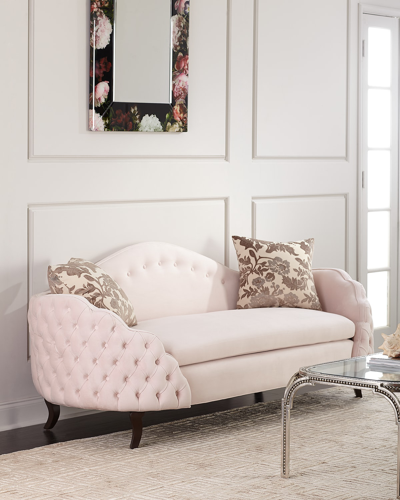 Shop Haute House Xenia Sofa 88" In Blush