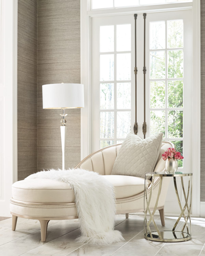 Shop Caracole Adela Chaise In Beige