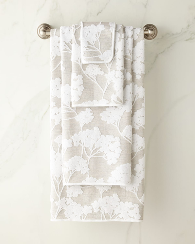 Shop Graccioza Eden Hand Towel In White