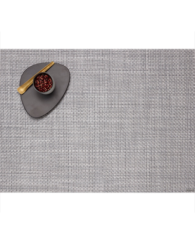Shop Chilewich Basket Weave Placemat, 14" X 19" In Shadow