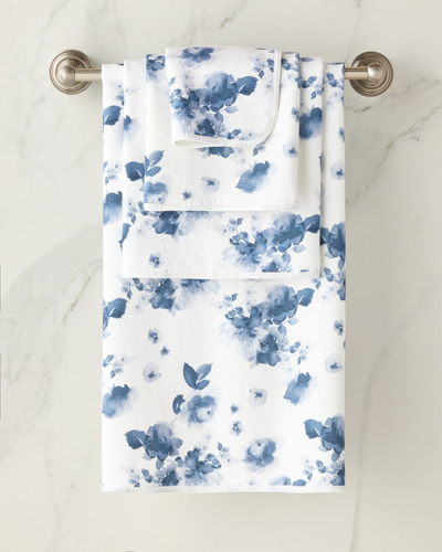 Shop Graccioza Bela Guest Towel In Blue/white