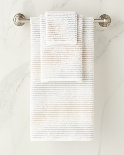 Shop Kassatex Sullivan Hand Towel In Taupe