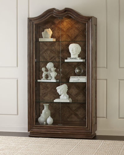 Shop Hooker Furniture Woodlands Display Cabinet In Brown