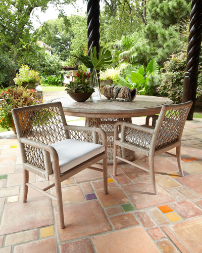 Shop Palecek Montecito Outdoor Arm Chair In Sand