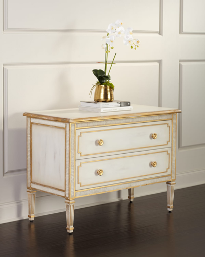 Shop John-richard Collection Vallejo Night Stand In Beige