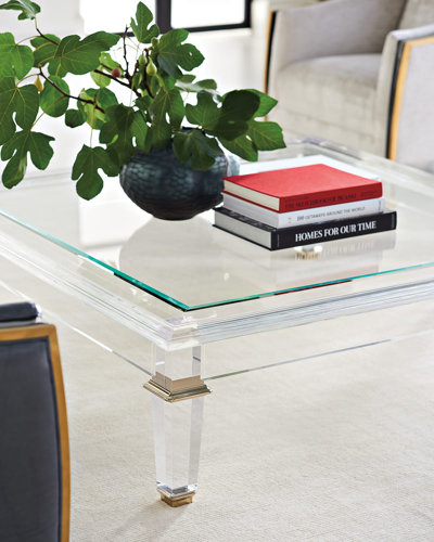 Shop Caracole Pierre Coffee Table In Majestic Gold
