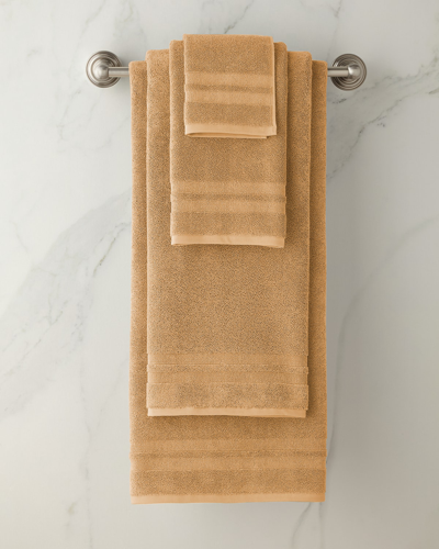 Shop Ralph Lauren Payton Washcloth In Camel