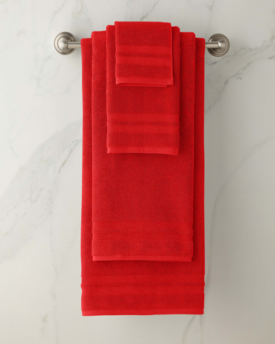 Shop Ralph Lauren Payton Bath Towel In True Lacquer Red
