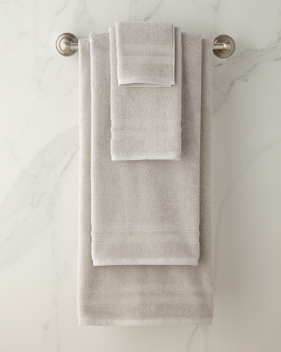 Shop Ralph Lauren Payton Hand Towel In Stone Gray