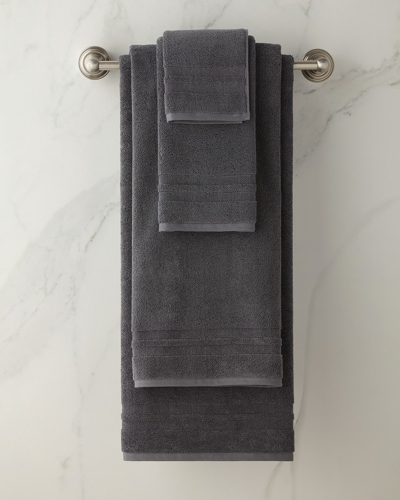 Shop Ralph Lauren Payton Hand Towel In True Mineral Grey