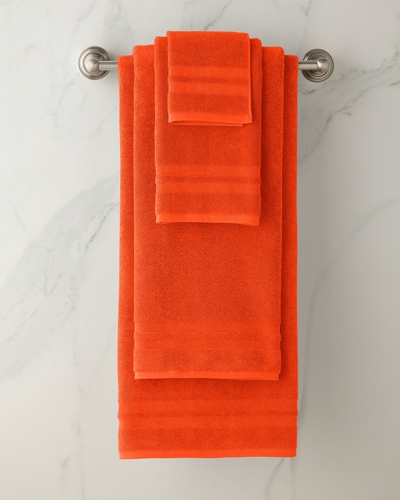 Shop Ralph Lauren Payton Bath Towel In Signal Orange