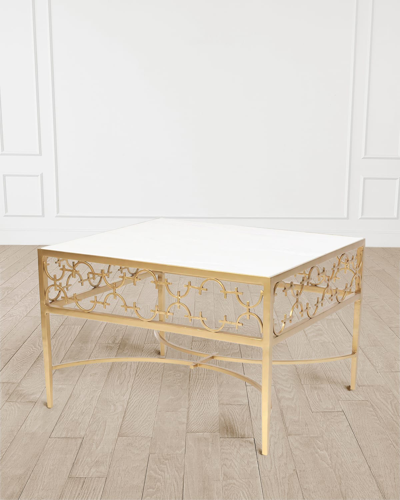 Shop William D Scott C-fret Gold Cocktail Table