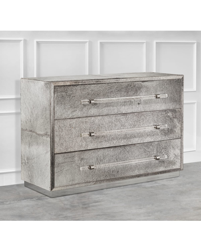 Interlude Home Cassian Grand Chest In Gray