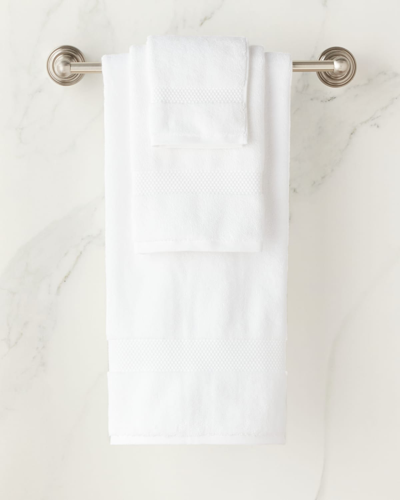Shop Kassatex Atelier Bath Towel In White