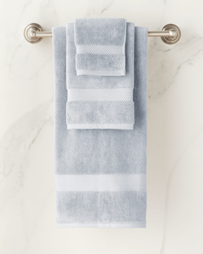 Shop Kassatex Atelier Wash Towel In Light Blue