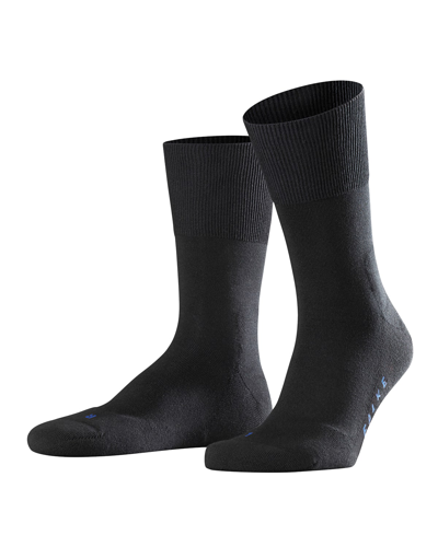 Shop Falke Men's Run Plush-sole Socks In White
