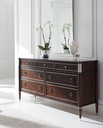 Shop Caracole Private Suite Dresser In Mocha Walnut And