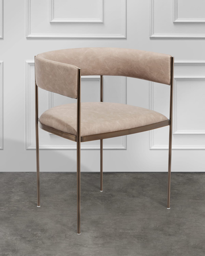 Shop Interlude Home Ryland Dining Chair In Taupe
