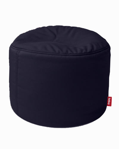 Shop Fatboy Point Outdoor Ottoman In Storm Blue