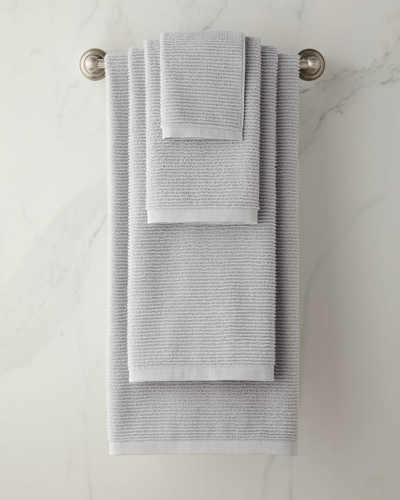 Shop Matouk Aman Wash Cloth In Pool