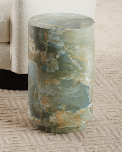 Shop Arteriors Herbie Accent Table In Green Hues