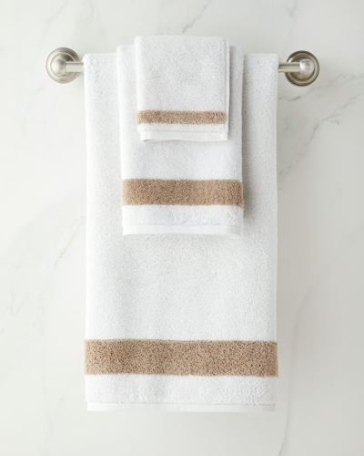 Shop Kassatex Sedona Wash Towel In Taupe