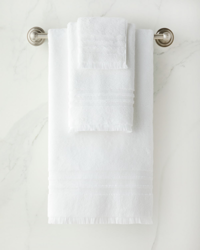 Shop Kassatex Mercer Wash Towel In White