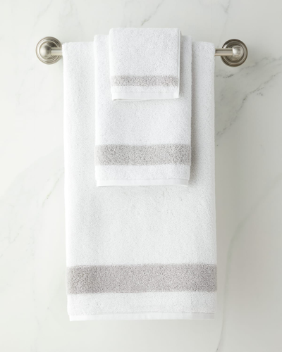 Shop Kassatex Sedona Wash Towel In Grey