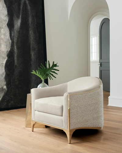 Shop Caracole The Svelte Chair In Tan