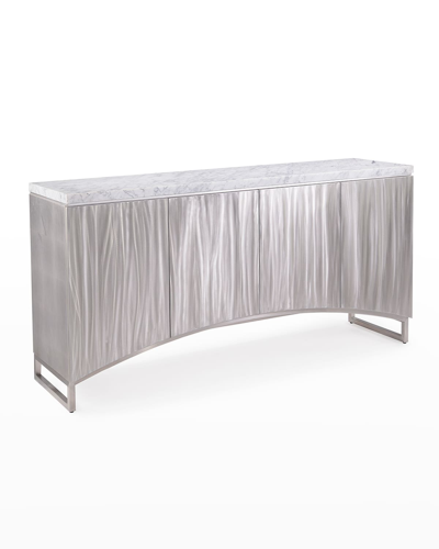 Shop John-richard Collection Parkstone Sideboard In Silver