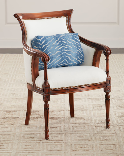 Shop Old Hickory Tannery Matilda Accent Chair In White