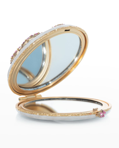 Jay Strongwater Peony Compact In Multi