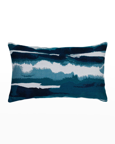 Shop Elaine Smith Impression Outdoor Lumbar Pillow - 12" 20" In Deep Sea