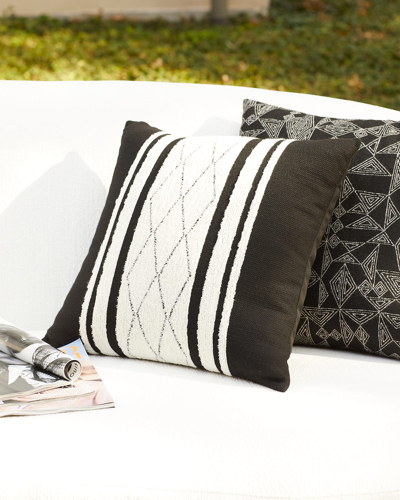 Shop Elaine Smith Encounter Decorative Pillow In Noir