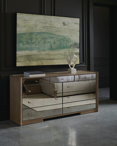 Shop Caracole Living The Dream Dresser In Gray, Taupe