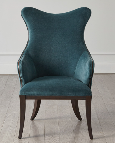 Shop Global Views Evelyn Chair In Blue