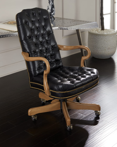 Shop Massoud Filippa Office Chair In Black