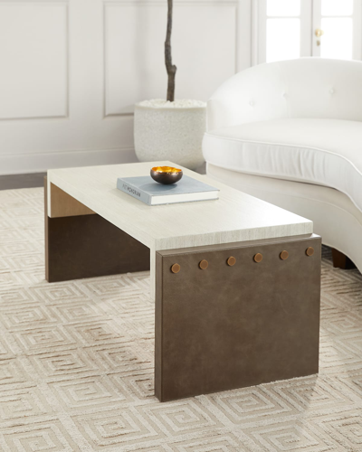 Shop Arteriors Luke Cocktail Table In Gray