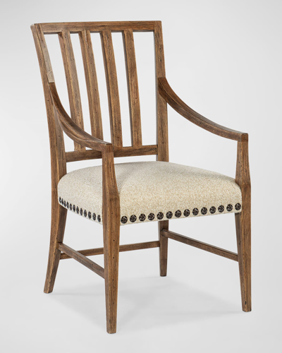 Shop Hooker Furniture Big Sky Dining Arm Chair In Vintage Natural