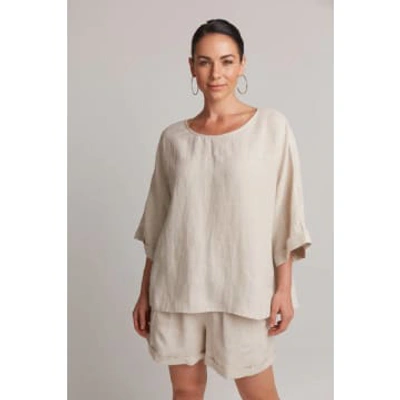 Shop Eb & Ive Tusk Linen Relaxed Top