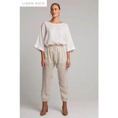 Shop Eb & Ive Studio Relaxed Linen Joggers