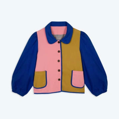 Shop Lowie Cotton Drill Colourblock Jacket