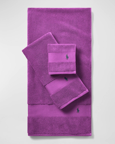 Shop Ralph Lauren Polo Player Body Sheet In Paloma Purple