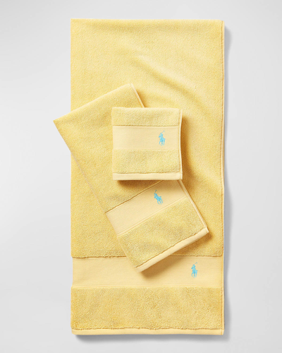Polo Ralph Lauren Polo Player Bath Towel In Corn Yellow