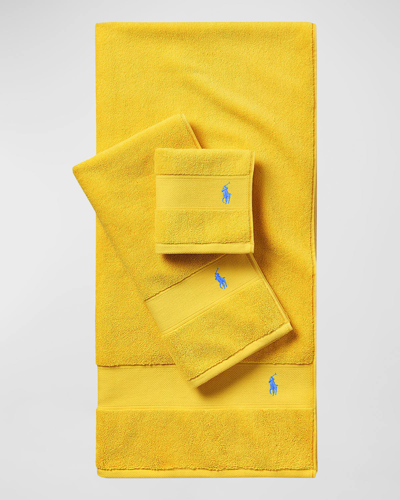 Shop Ralph Lauren Polo Player Body Sheet In Yellowfin